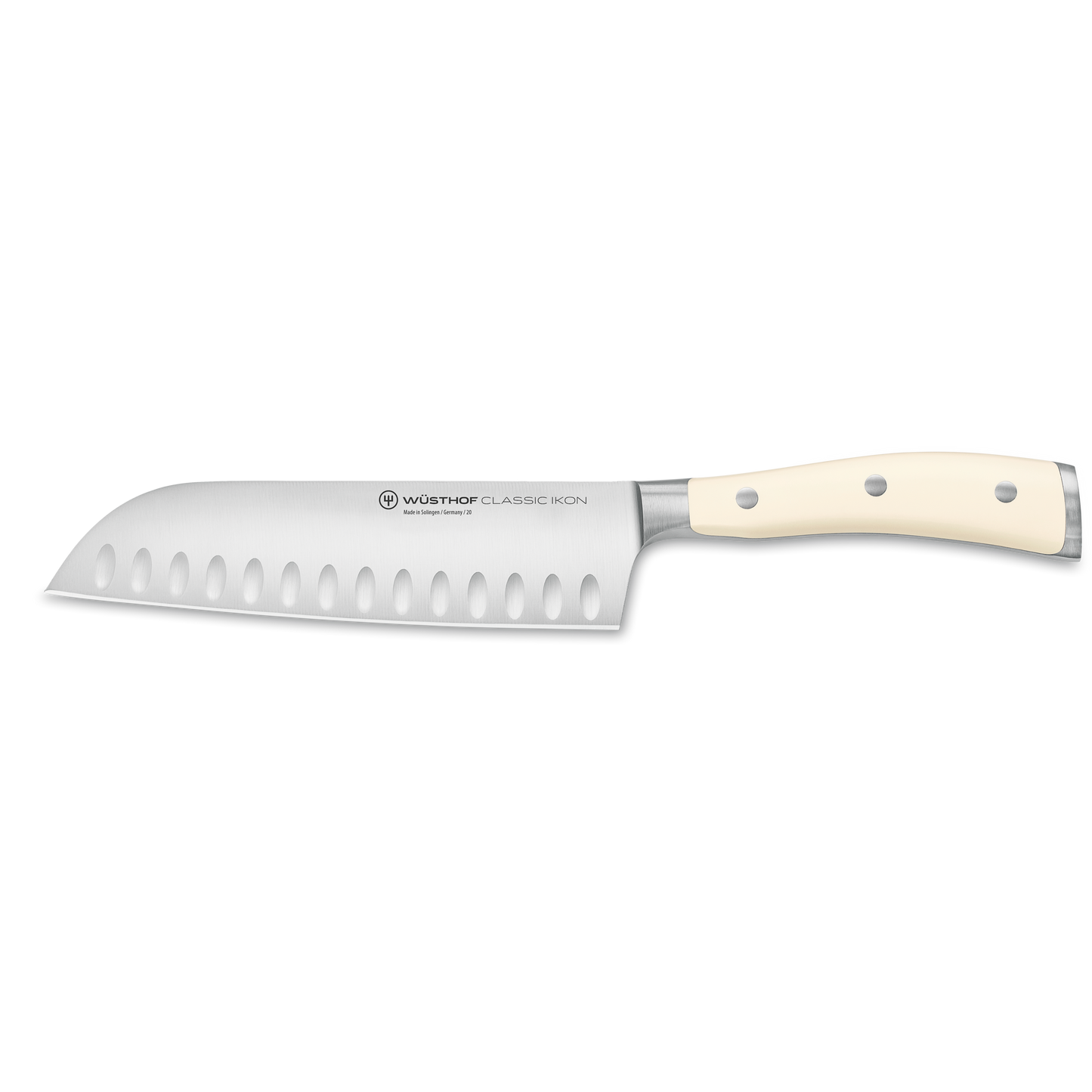 Santoku con lama cava Classic Ikon 17 cm | 7 pollici