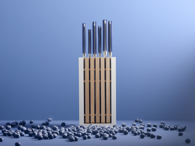 Classic Designmesserblock mit 7 Messern