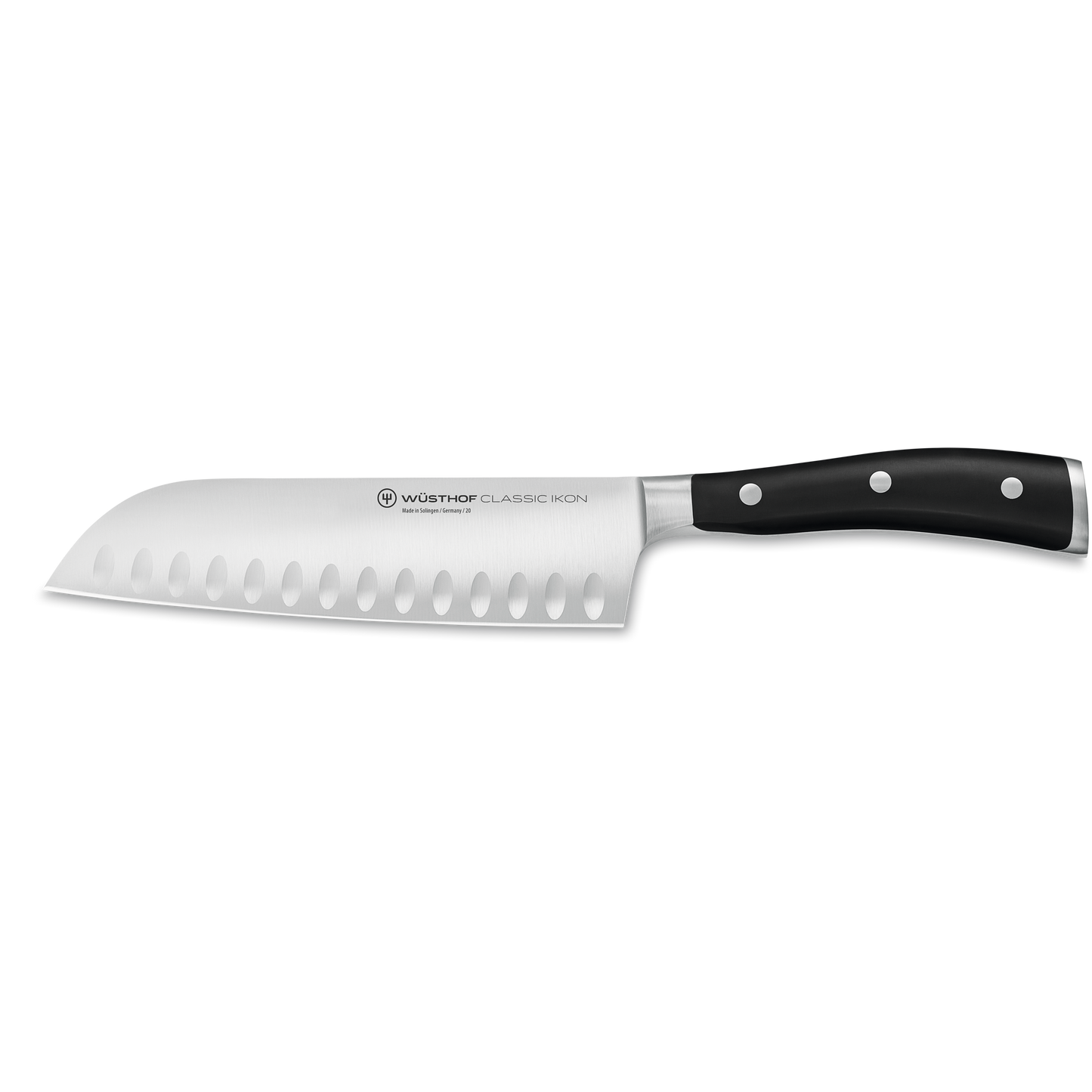 Santoku con lama cava Classic Ikon 17 cm | 7 pollici