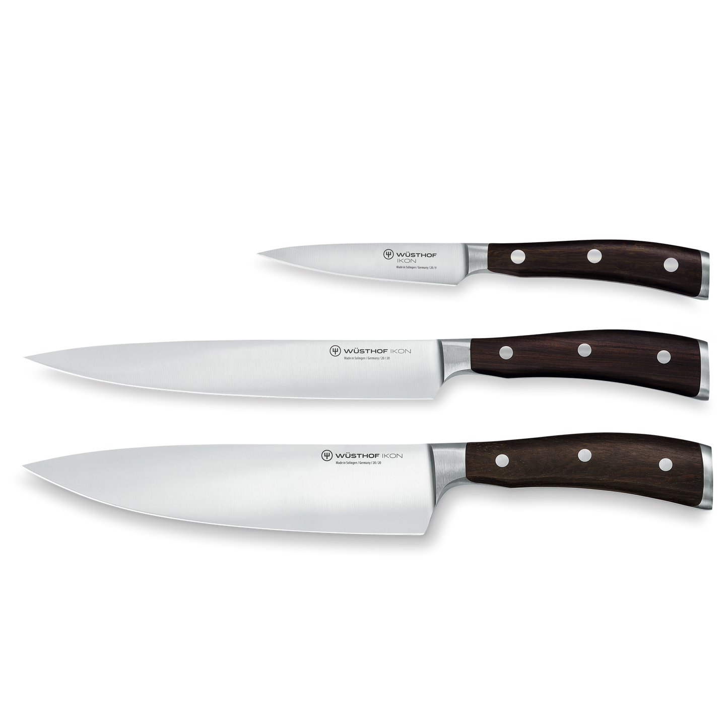 Set di coltelli Ikon 3 pezzi