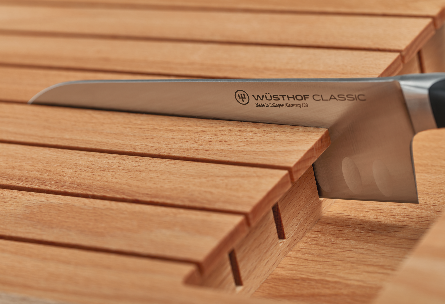 7-slot In-Drawer Knife Organiser | Beech