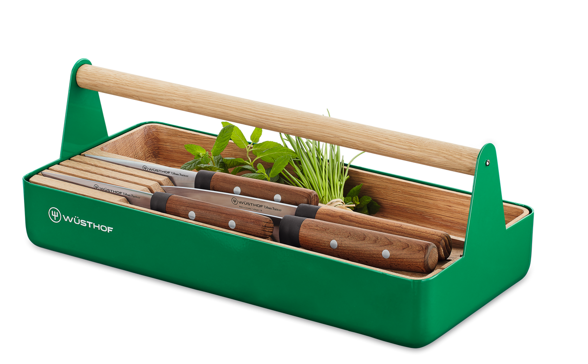 Urban Farmer Tool Basket with 4 pcs.
