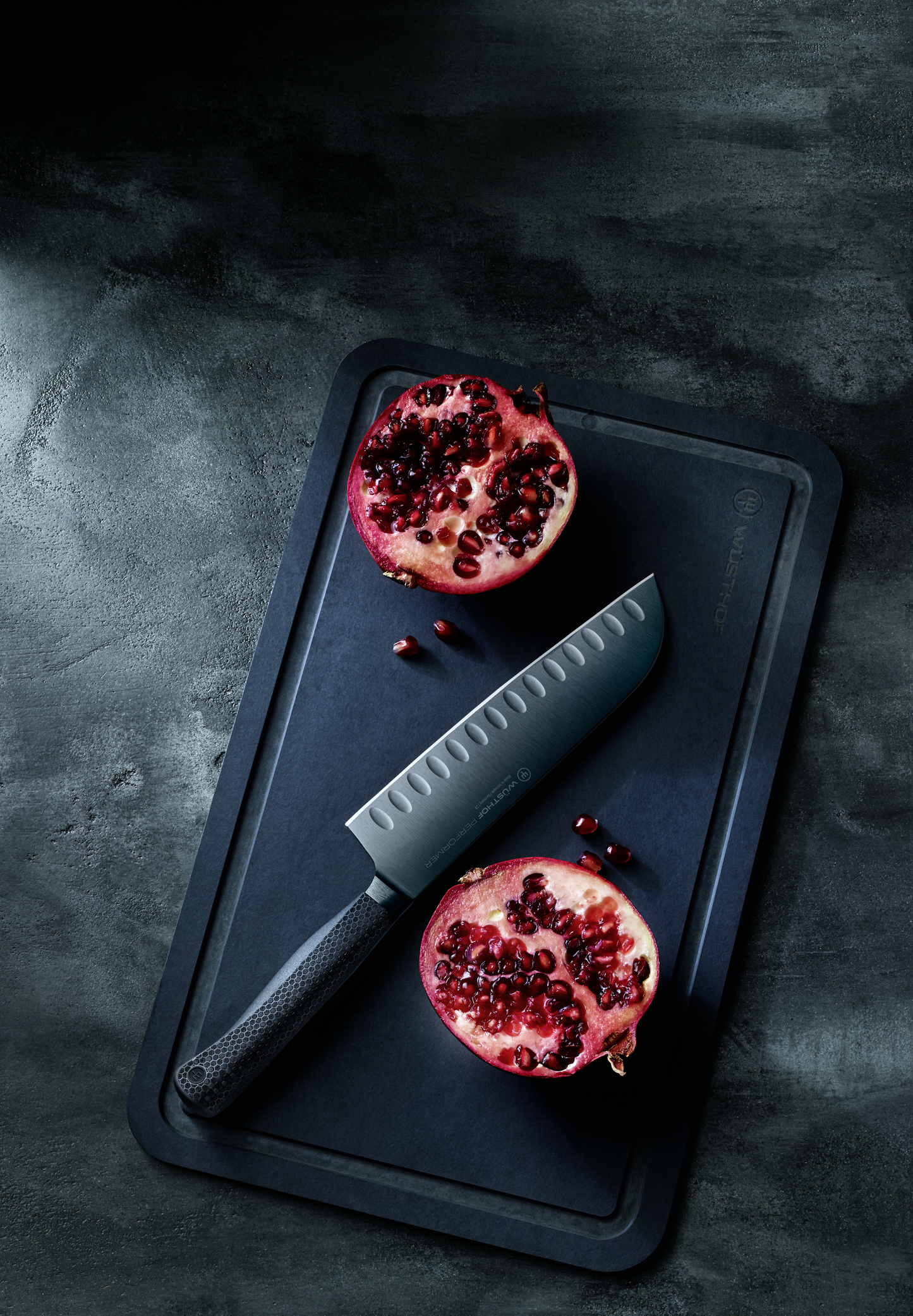 Santoku con lama concava Performer 17 cm | 7 pollici