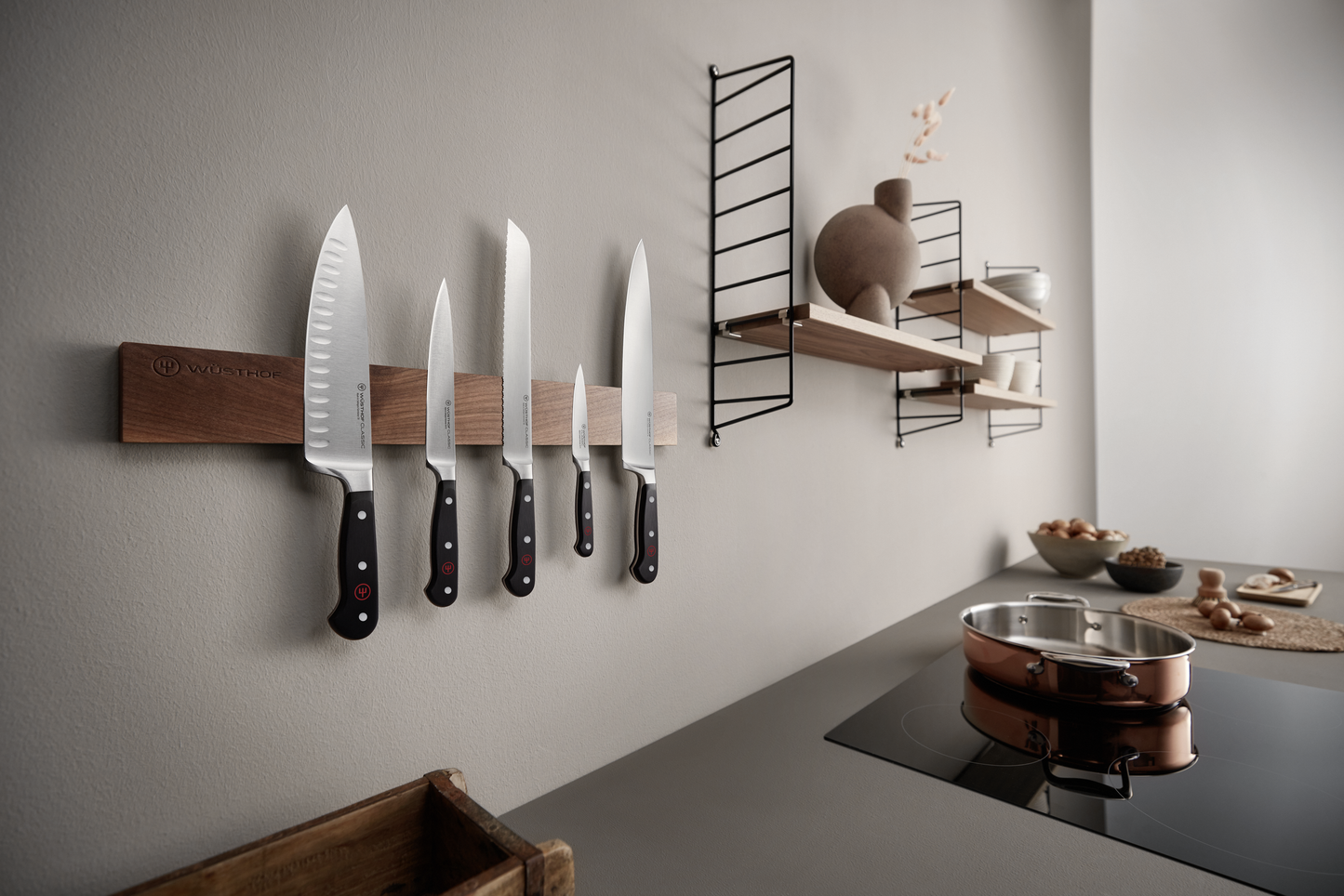 Supporto magnetico 50 cm / 20" | Noce