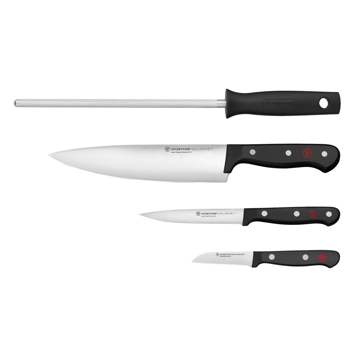 Gourmet Messersatz mit 4 Artikeln
