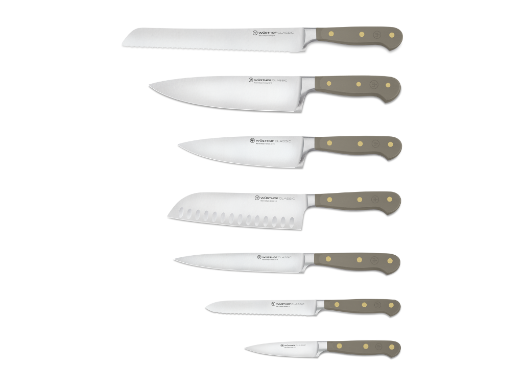 Classic Designmesserblock mit 7 Messern