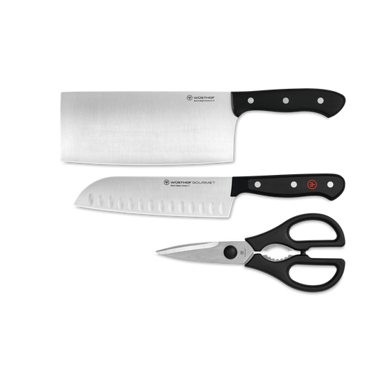Gourmet 3-piece Knife and Shears Utility Set