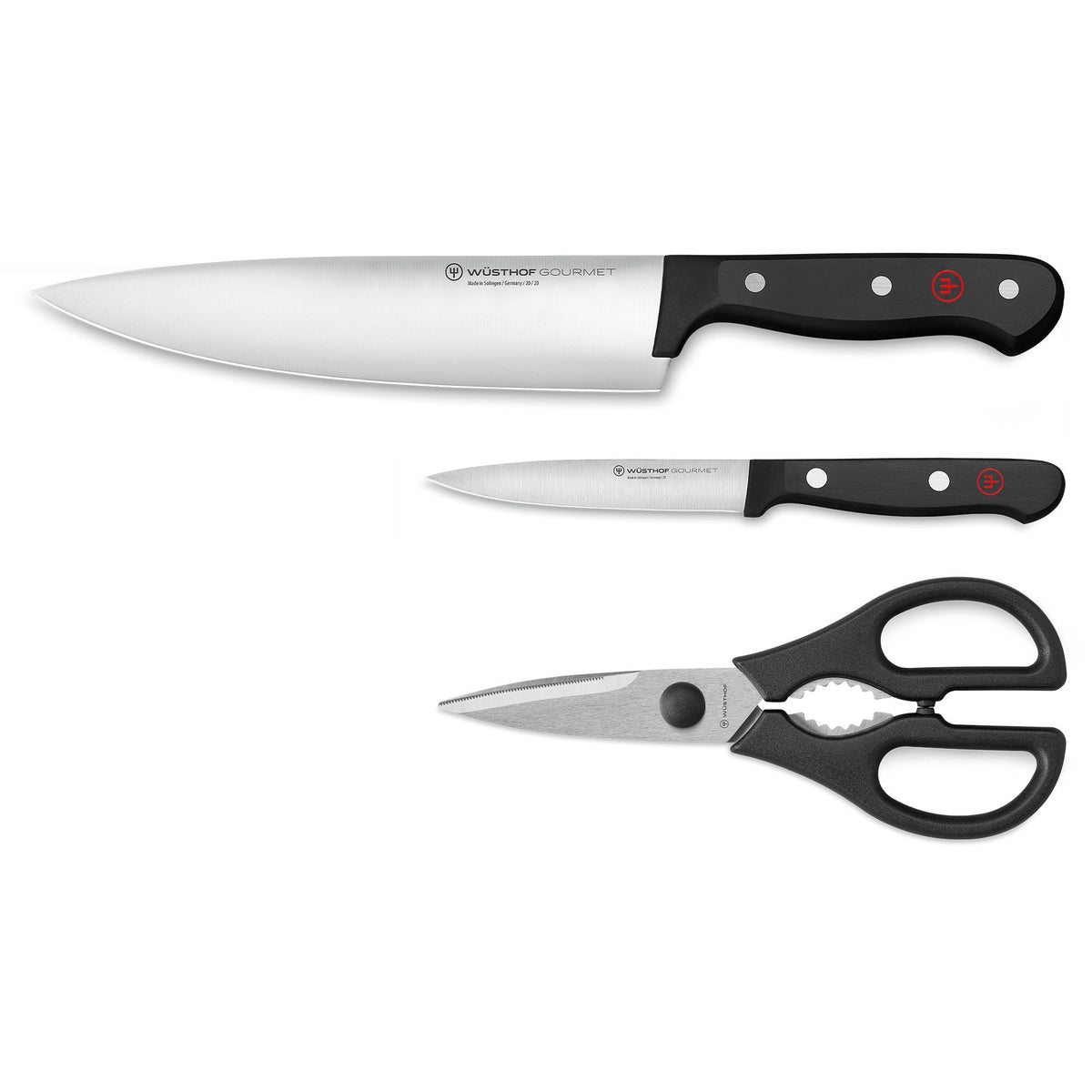 Gourmet Messersatz mit 3 Artikeln