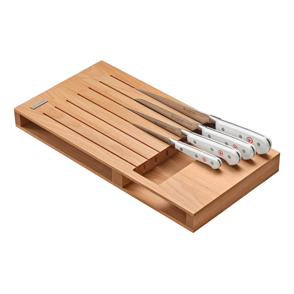 Classic White 6-Piece In-Drawer Knife Set