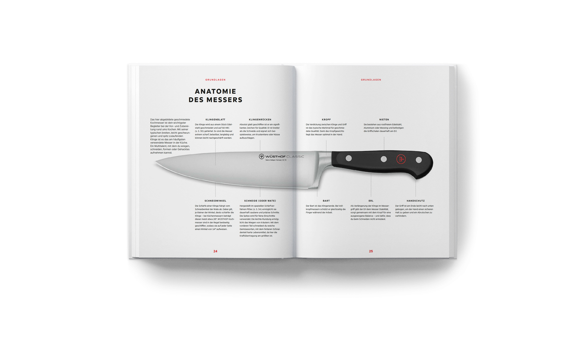 App di Wüsthof Book and Book: Beyond Blades - Versione tedesca