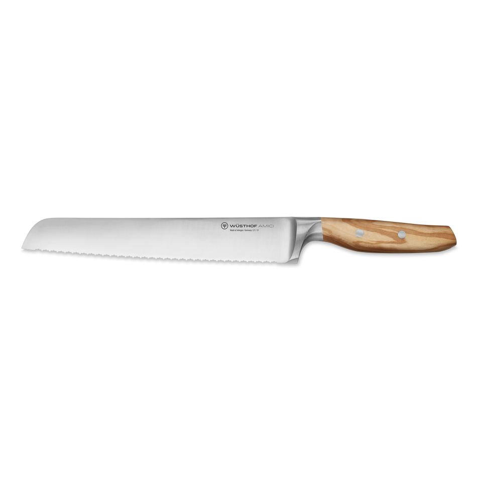Amici Brotmesser 23 cm | mit Präzisions-Doppelwelle