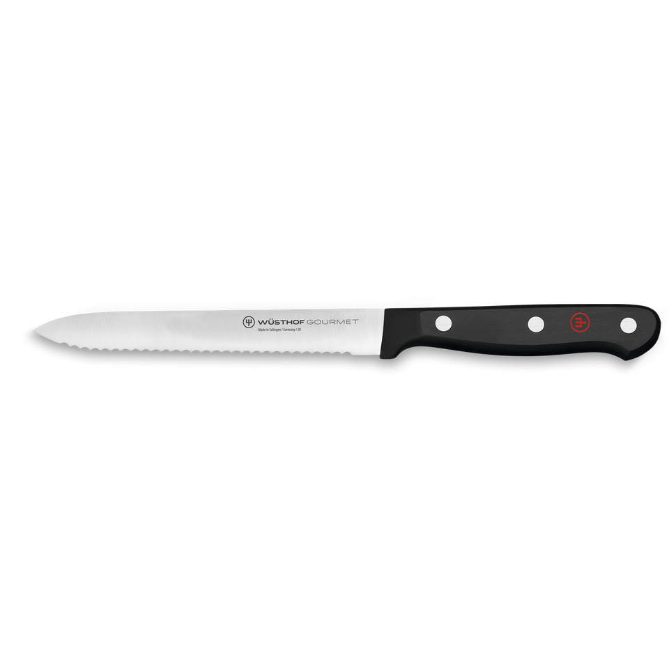 Gourmet Worstmes 14 cm | met golfsnede