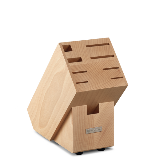 9-slot Knife Block | Beech