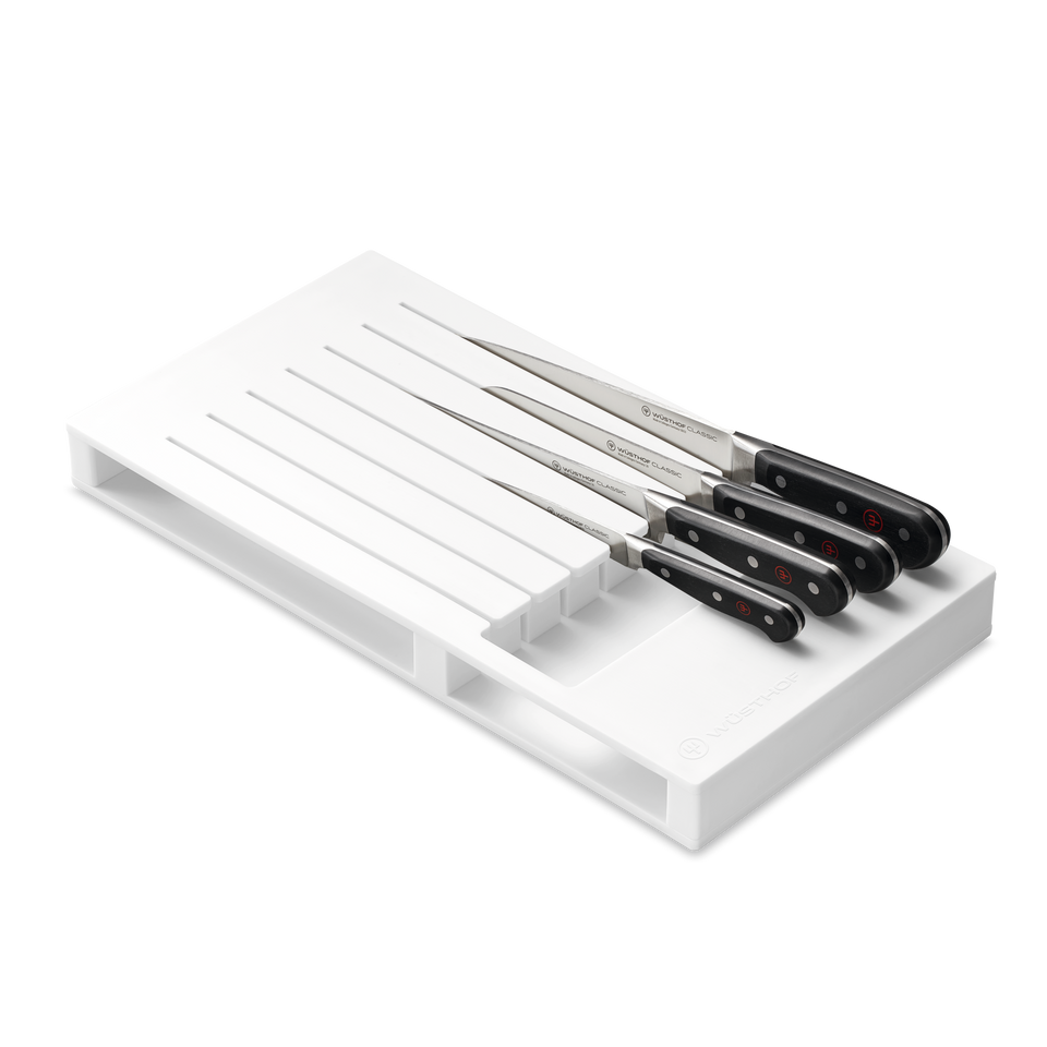 Organizer per coltelli da cassetto con 7 scomparti | Polipropilene