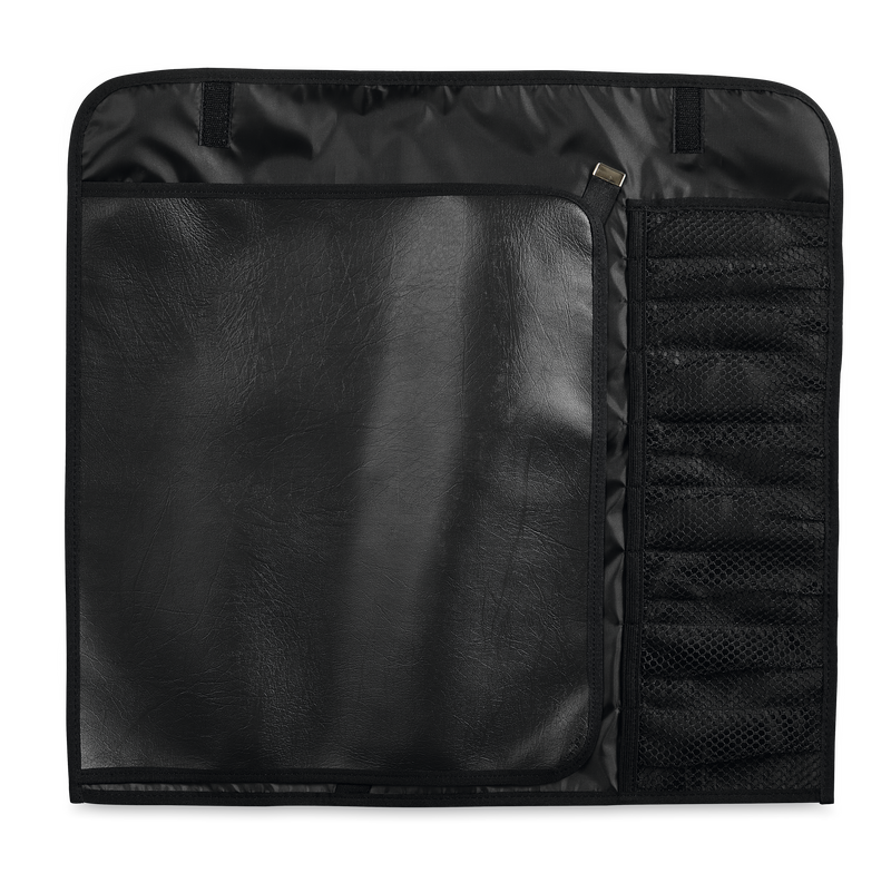 9-fentes Trousse pour couteaux | Cuir synthétique et nylon
