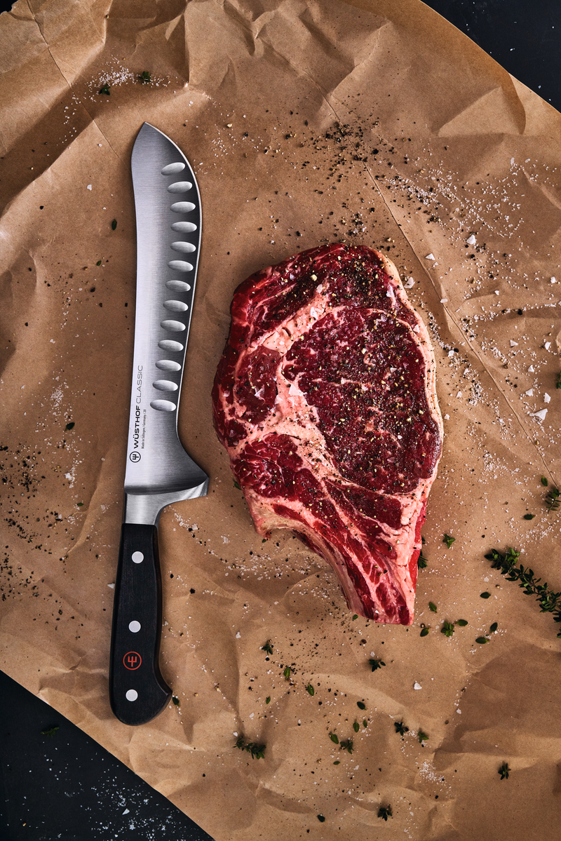 Classic Butcher Knife 20 cm | mit Kullenschliff