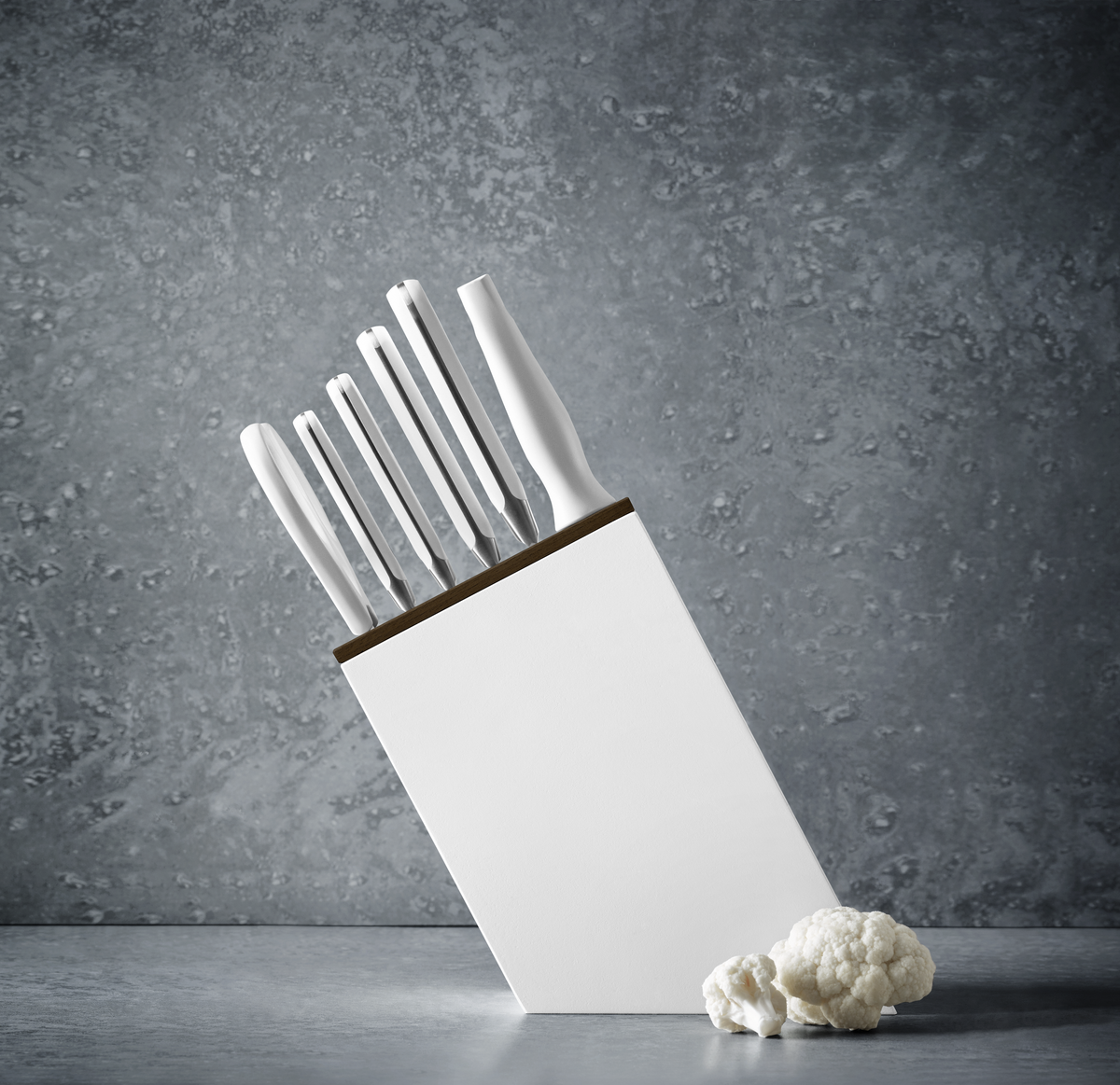 Classic 7-piece Knife Block Set with Santoku