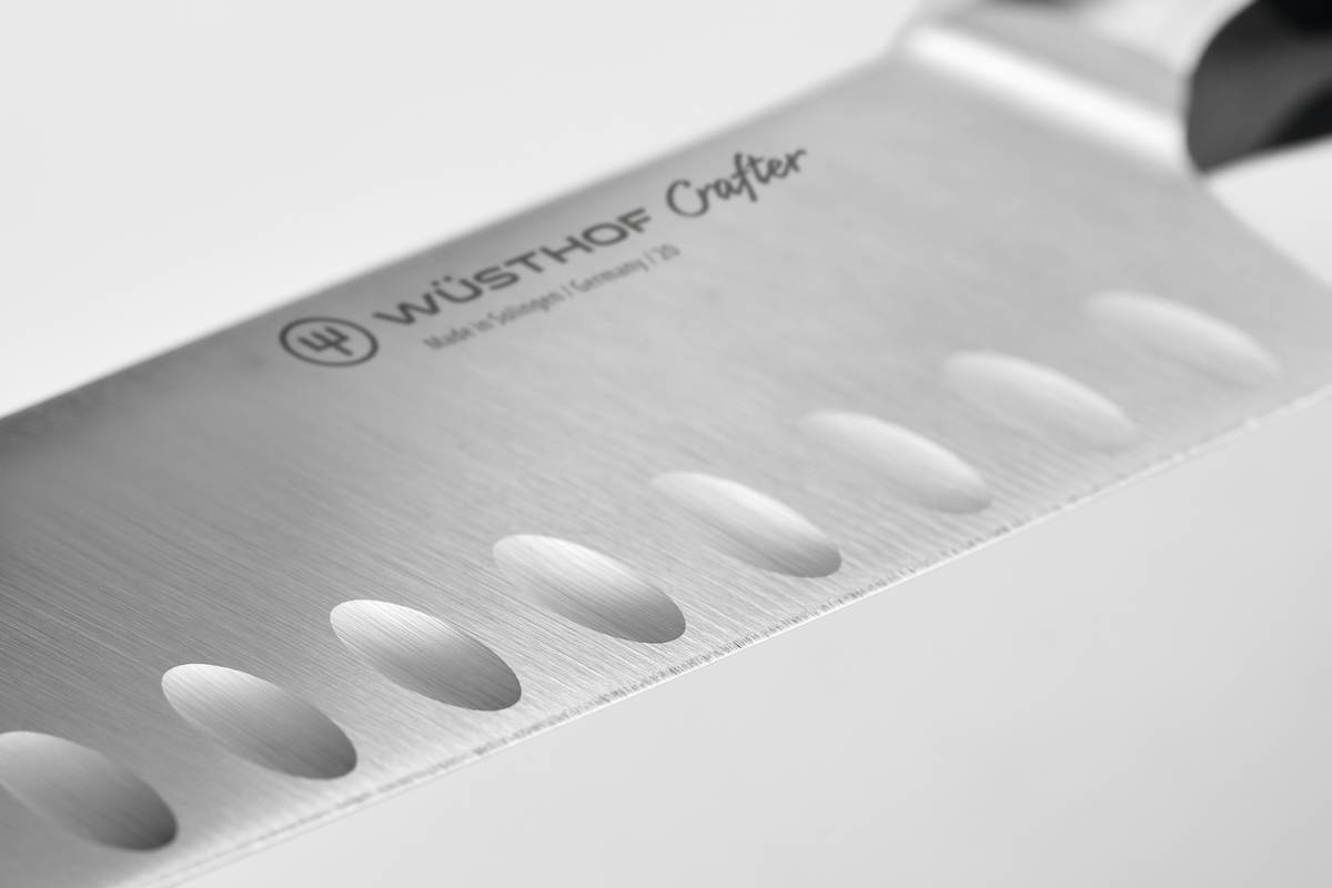 Crafter Santoku à lame cannelée 17 cm